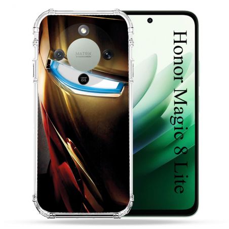 Coque Renforcée Pour Honor Magic 8 Lite 5G Iron Man Casque