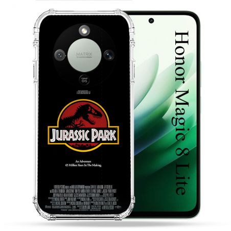 Coque Renforcée Pour Honor Magic 8 Lite 5G Jurassic Park Affiche