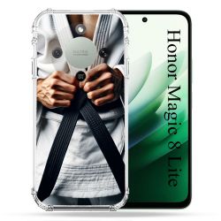 Coque Renforcée Pour Honor Magic 8 Lite 5G Kimono Ceinture