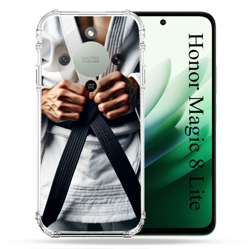 Coque Renforcée Pour Honor Magic 8 Lite 5G Kimono Ceinture