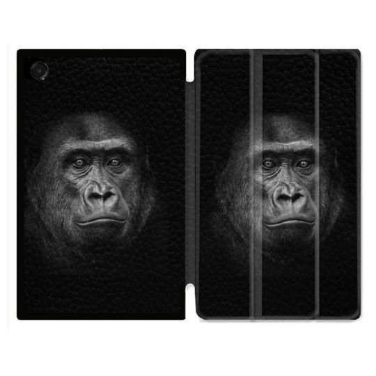 Coque Renforcée Pour Galaxy Tab A11 Plus Animal Gorille Noir