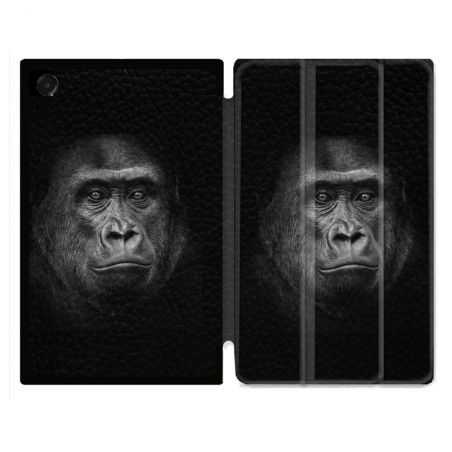 Coque Renforcée Pour Galaxy Tab A11 Plus Animal Gorille Noir