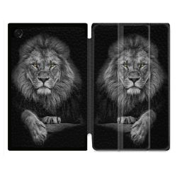 Coque Renforcée Pour Galaxy Tab A11 Plus Animal Lion Majestueux