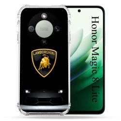 Coque Renforcée Pour Honor Magic 8 Lite 5G Lamborghini Noir