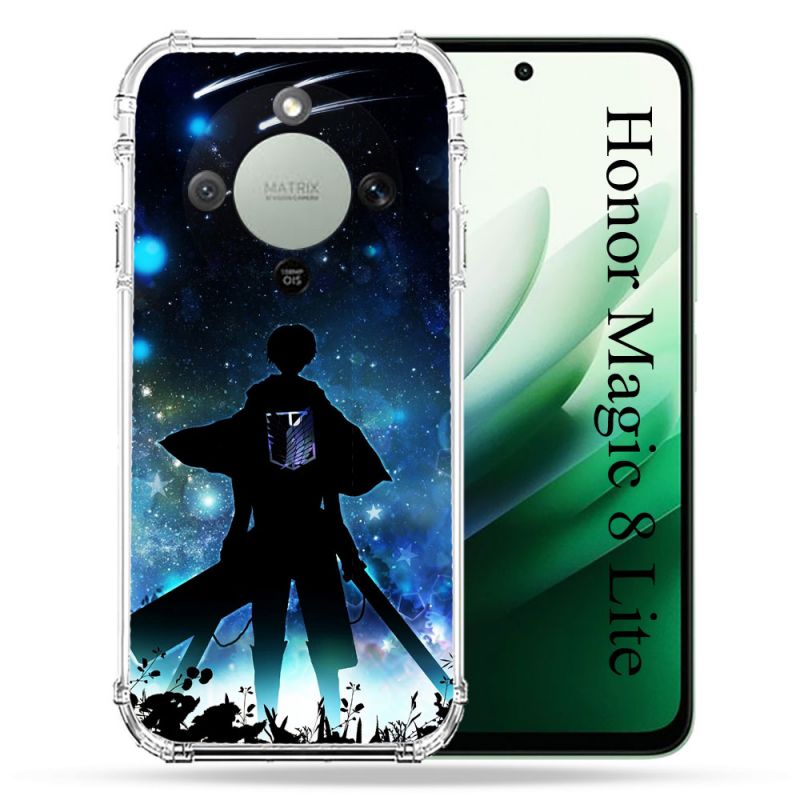 Coque Renforcée Pour Honor Magic 8 Lite 5G Manga Attaque Titans Levi