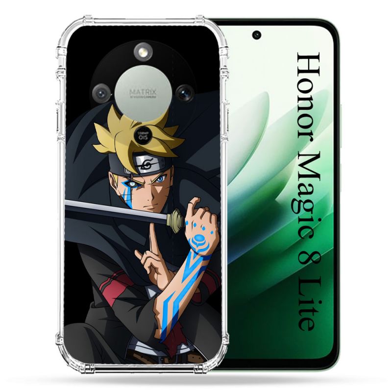 Coque Renforcée Pour Honor Magic 8 Lite 5G Manga Boruto Tatouage