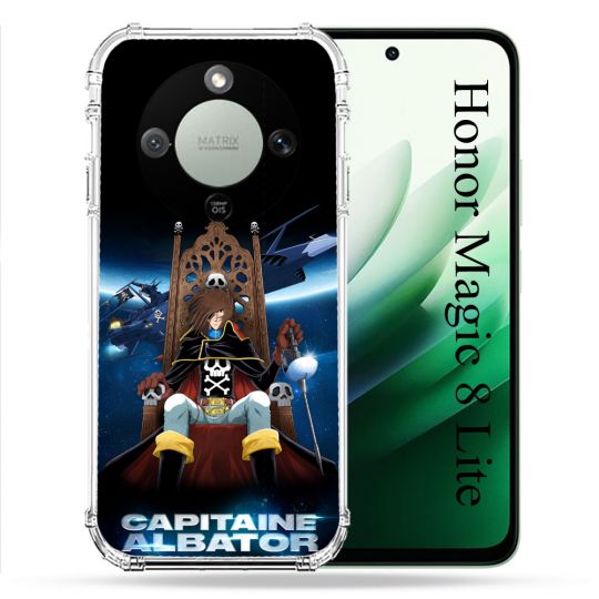 Coque Renforcée Pour Honor Magic 8 Lite 5G Manga Capitaine Albator