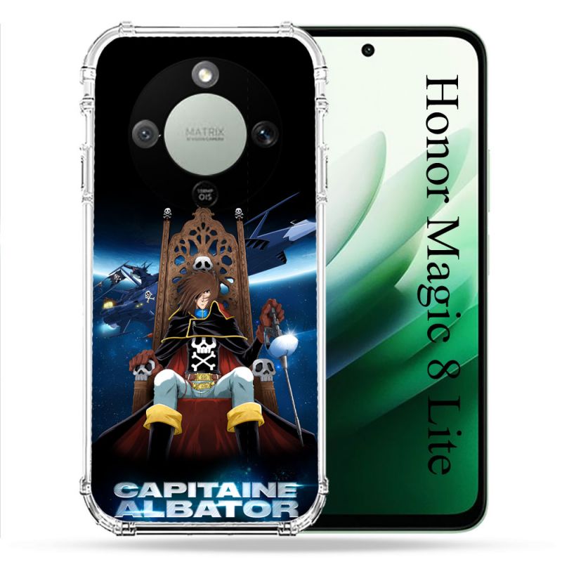 Coque Renforcée Pour Honor Magic 8 Lite 5G Manga Capitaine Albator