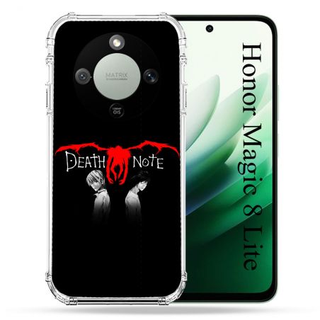 Coque Renforcée Pour Honor Magic 8 Lite 5G Manga Death Note Noir