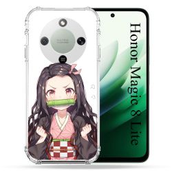Coque Renforcée Pour Honor Magic 8 Lite 5G Manga Demon Slayer Nezuko