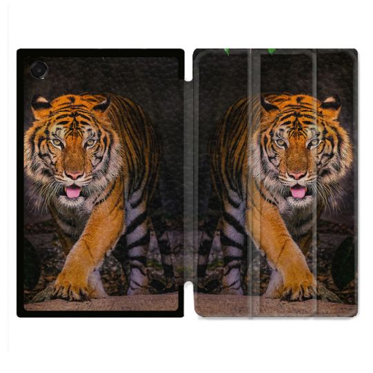 Coque Renforcée Pour Galaxy Tab A11 Plus Animal Tigre Jungle