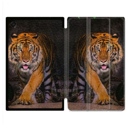 Coque Renforcée Pour Galaxy Tab A11 Plus Animal Tigre Jungle