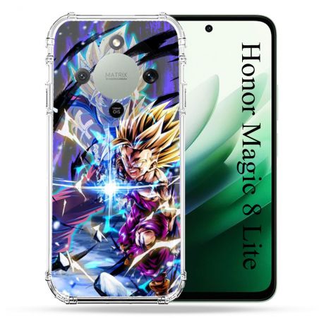 Coque Renforcée Pour Honor Magic 8 Lite 5G Manga Dragon Ball Sangohan Duo
