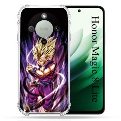 Coque Renforcée Pour Honor Magic 8 Lite 5G Manga Dragon Ball Sangohan Violet