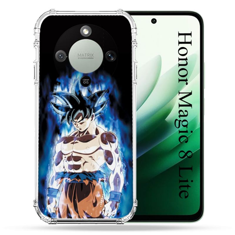 Coque Renforcée Pour Honor Magic 8 Lite 5G Manga Dragon Ball Sangoku Noir