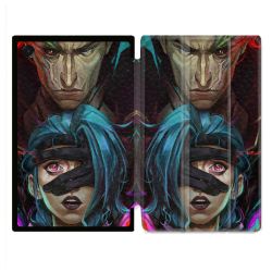 Coque Renforcée Pour Galaxy Tab A11 Plus Arcane Jinx Bleu