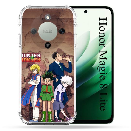 Coque Renforcée Pour Honor Magic 8 Lite 5G Manga Hunter X Hunter Vintage
