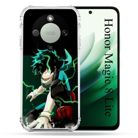 Coque Renforcée Pour Honor Magic 8 Lite 5G Manga My Hero Academia Deku