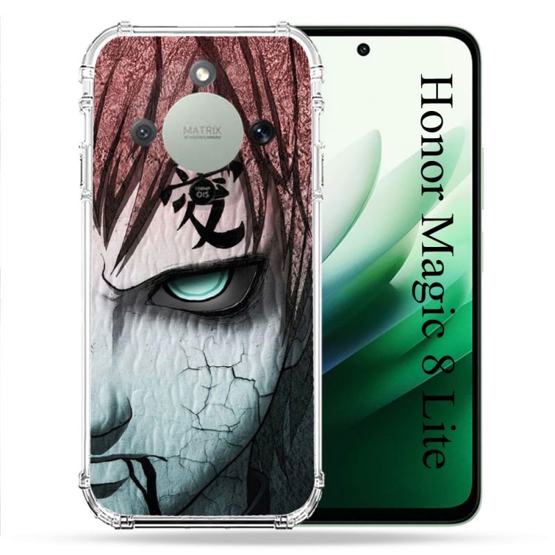 Coque Renforcée Pour Honor Magic 8 Lite 5G Manga Naruto Gaara