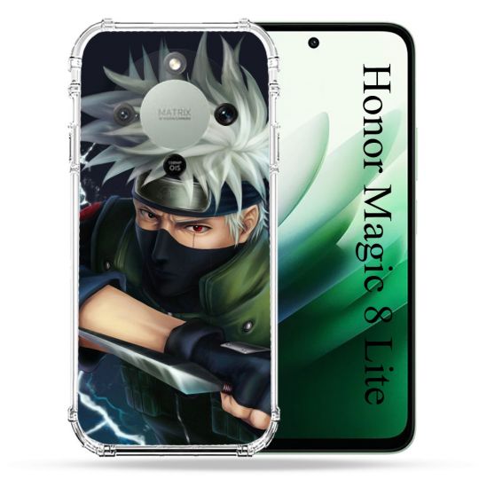 Coque Renforcée Pour Honor Magic 8 Lite 5G Manga Naruto Kakashi