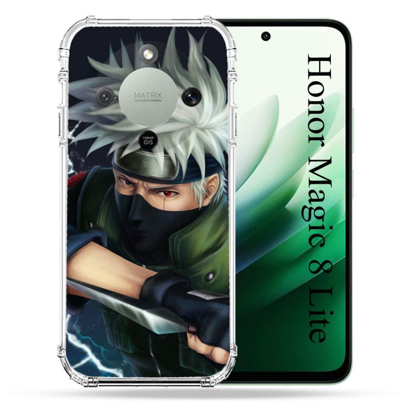 Coque Renforcée Pour Honor Magic 8 Lite 5G Manga Naruto Kakashi