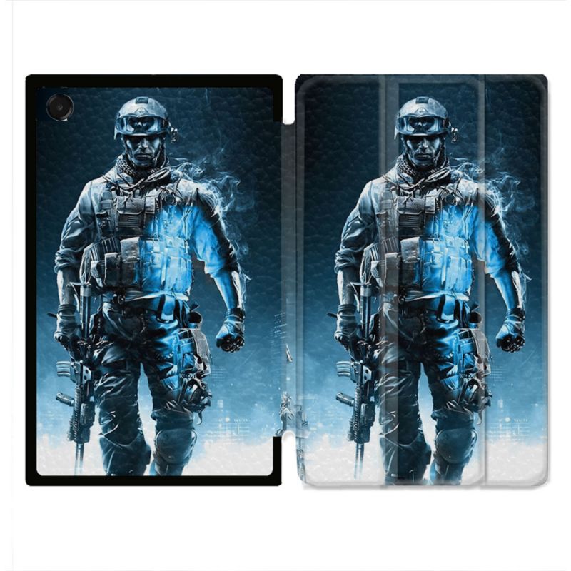 Coque Renforcée Pour Galaxy Tab A11 Plus Call Of Duty Guerrier