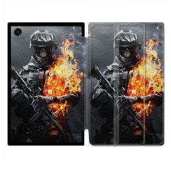 Coque Renforcée Pour Galaxy Tab A11 Plus Call Of Duty Squelette