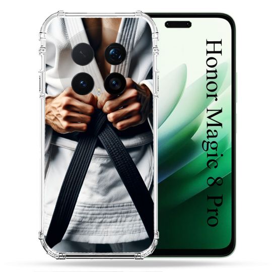 Coque Renforcée Pour Honor Magic 8 Pro 5G Kimono Ceinture