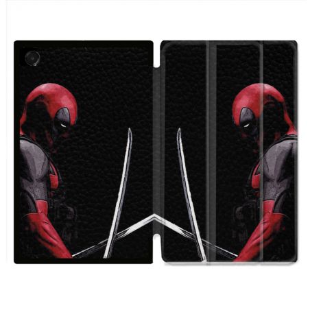 Coque Renforcée Pour Galaxy Tab A11 Plus Deadpool Epee