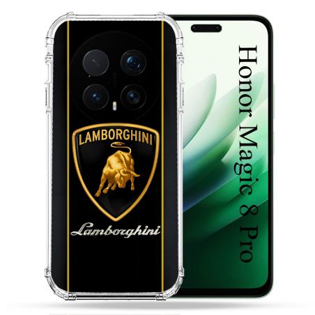 Coque Renforcée Pour Honor Magic 8 Pro 5G Lamborghini Carbone