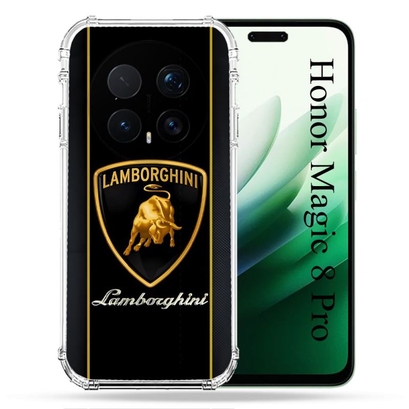 Coque Renforcée Pour Honor Magic 8 Pro 5G Lamborghini Carbone