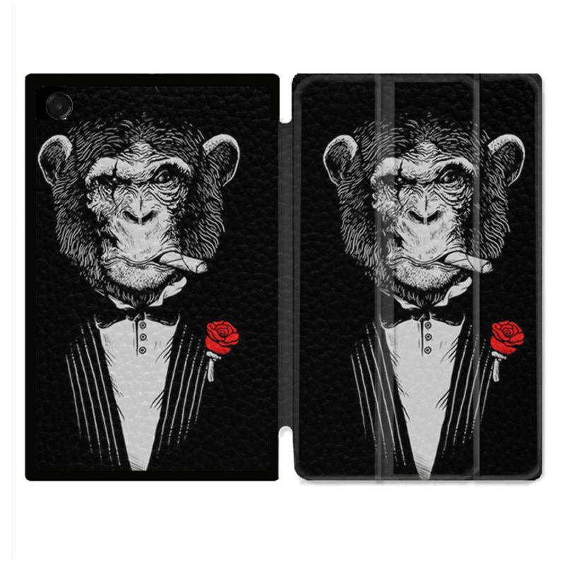 Coque Renforcée Pour Galaxy Tab A11 Plus Decale Singe Mafia