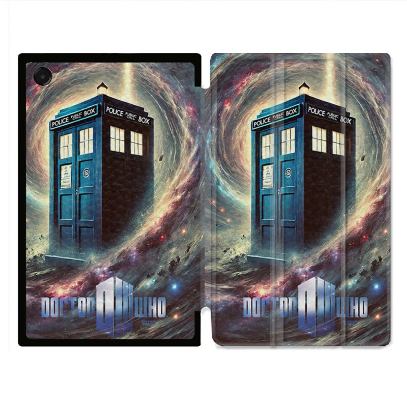 Coque Renforcée Pour Galaxy Tab A11 Plus Dr Who Tardis Univers