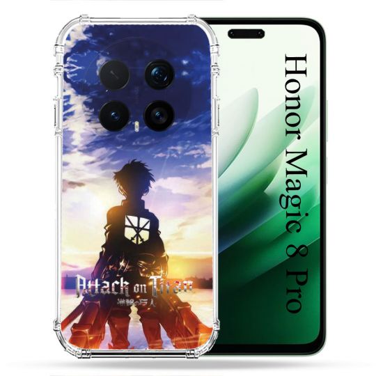 Coque Renforcée Pour Honor Magic 8 Pro 5G Manga Attaque Titans Soleil