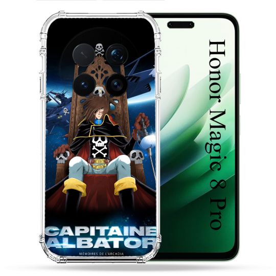 Coque Renforcée Pour Honor Magic 8 Pro 5G Manga Capitaine Albator