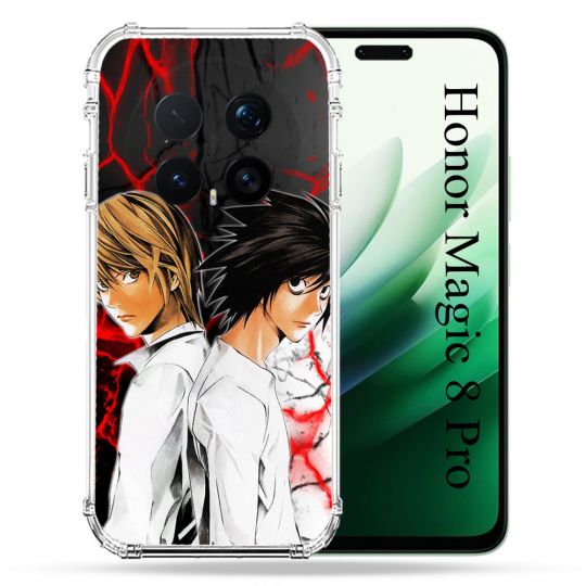 Coque Renforcée Pour Honor Magic 8 Pro 5G Manga Death Note Duo