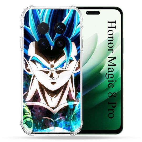 Coque Renforcée Pour Honor Magic 8 Pro 5G Manga Dragon Ball Gogeta Visage