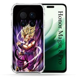 Coque Renforcée Pour Honor Magic 8 Pro 5G Manga Dragon Ball Sangohan Violet