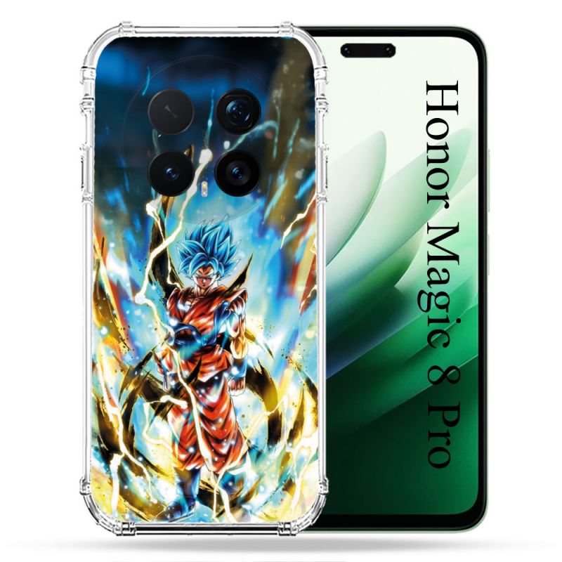 Coque Renforcée Pour Honor Magic 8 Pro 5G Manga Dragon Ball Sangoku Blanc