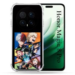 Coque Renforcée Pour Honor Magic 8 Pro 5G Manga My Hero Academia Noir