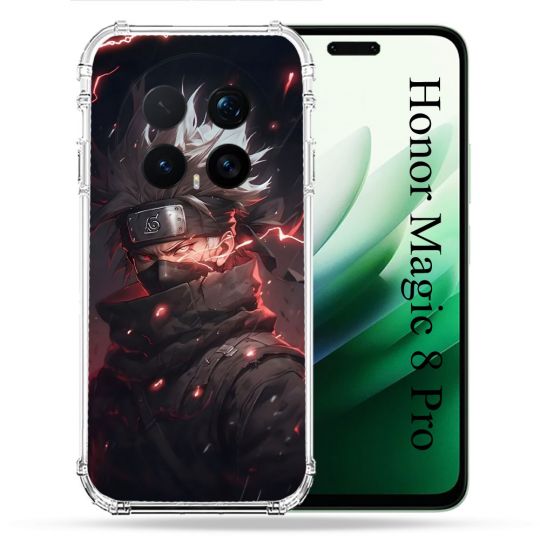 Coque Renforcée Pour Honor Magic 8 Pro 5G Manga Naruto Kakashi Dark