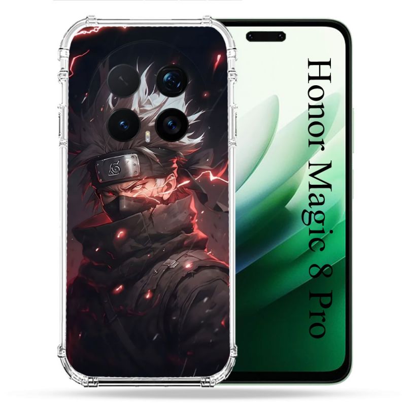 Coque Renforcée Pour Honor Magic 8 Pro 5G Manga Naruto Kakashi Dark