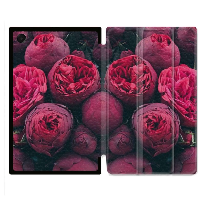 Coque Renforcée Pour Galaxy Tab A11 Plus Fleur Pivoine