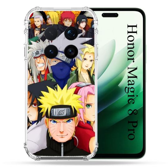 Coque Renforcée Pour Honor Magic 8 Pro 5G Manga Naruto Team