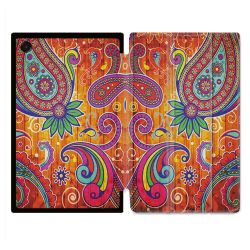 Coque Renforcée Pour Galaxy Tab A11 Plus Fleur Psychedelic