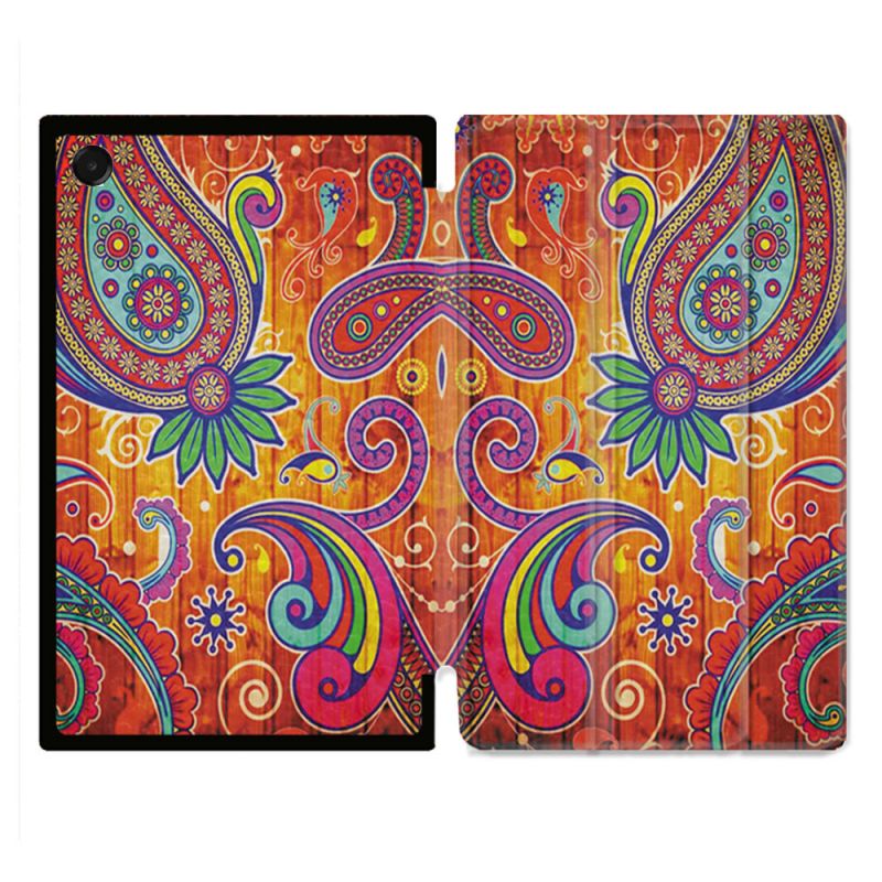 Coque Renforcée Pour Galaxy Tab A11 Plus Fleur Psychedelic