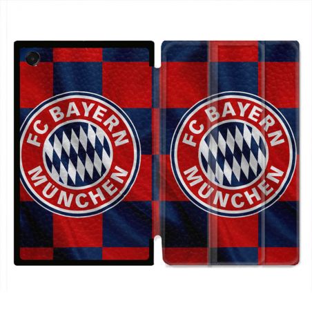 Coque Renforcée Pour Galaxy Tab A11 Plus Foot Bayern Munich Carreaux