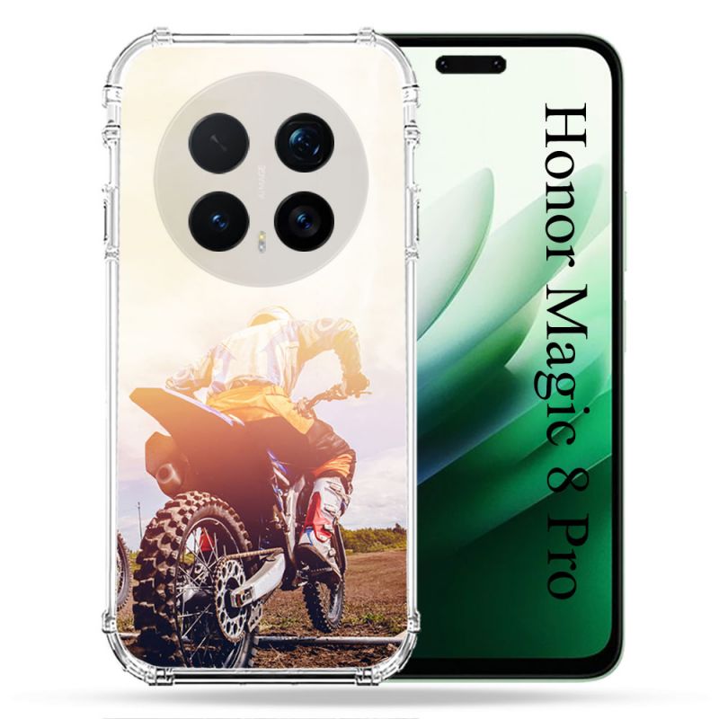 Coque Renforcée Pour Honor Magic 8 Pro 5G Moto Cross Soleil