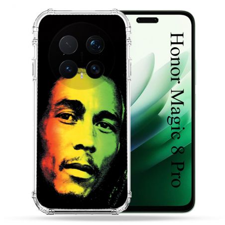 Coque Renforcée Pour Honor Magic 8 Pro 5G Musique Bob Marley 2