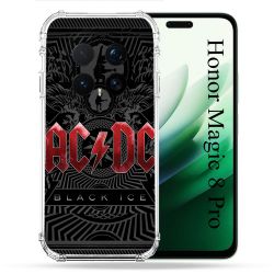 Coque Renforcée Pour Honor Magic 8 Pro 5G Musique Rock ACDC Rouge